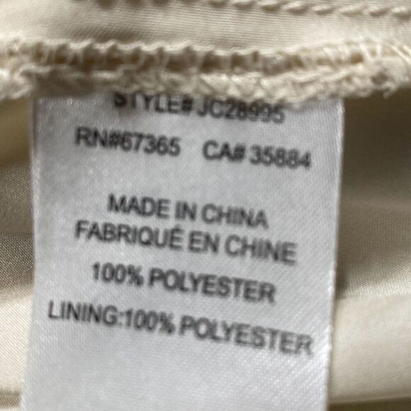 JACK Monique Floral Spaghetti Strap Pleated Slip Dress Cream Purple Green Small - Picture 16 of 16